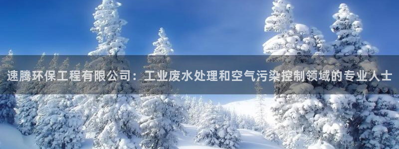 彩名堂怎么选稳定计划产品：速腾环保工程有限公司：工业废水处理和空气污染控制领域的专业人士