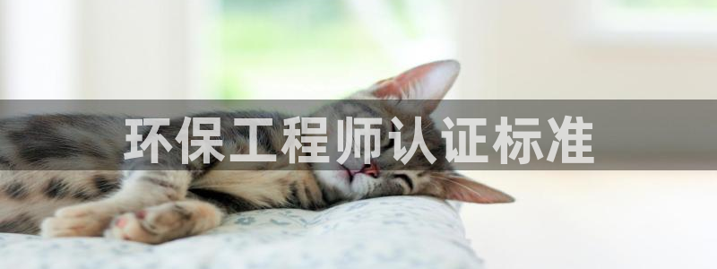 彩名堂最新预测3d：环保工程师认证标准