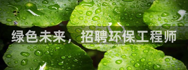 彩名堂预测免费计划怎么看的：绿色未来，招聘环保工程师