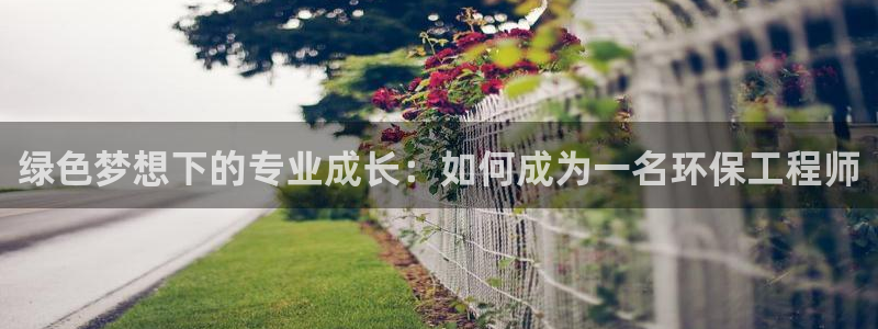彩名堂客服：绿色梦想下的专业成长：如何成为一名环保工程师