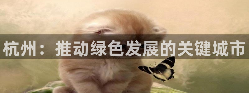 如何进入彩名堂官网更新：杭州：推动绿色发展的关键城市
